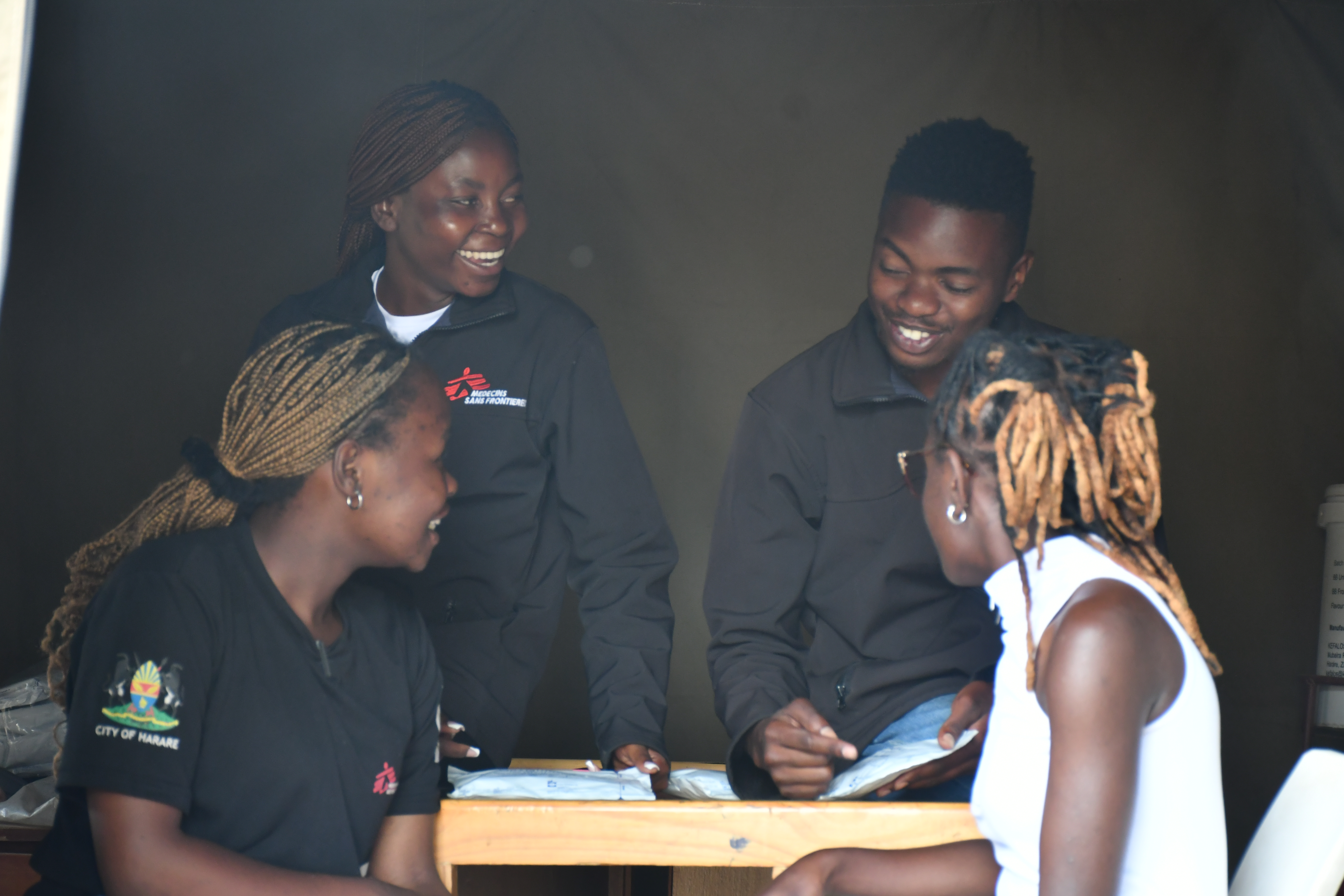 Peer educators at Mbare Poly Clinic