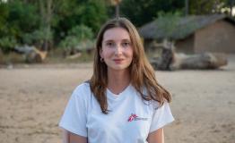 Zélie Antier, MSF Project Coordinator in Abyei, South Sudan