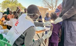 Diphteria vaccination campaign in Batha Province, Chad