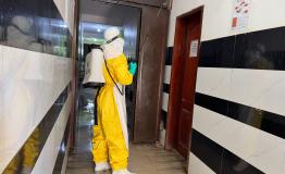 Infection prevention and control activities at Salama Clinic