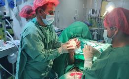Archive photo: MSF surgical teams perform an operation on a patient injured by the fighting in Kunduz MSF surgical teams perform an operation on a patient injured by the fighting in Kunduz