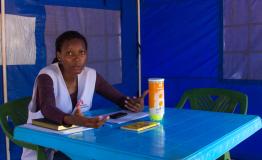 Caroline Mwakio during her time in Yambio, South Sudan