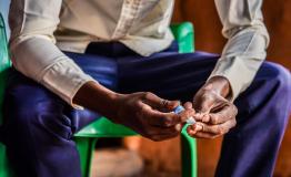 Mohammed Hussein Bule teacher in Dagahaley refugee camp. He also lives with Type 1 Diabetes