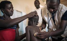 Measles Unit in Biringi Hospital, Ituri Province