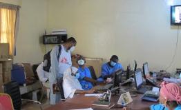 MSF is supporting the Ministry of Health through a 24-7 call center and mobile teams in 5 communes in Niamey MSF is supporting the Ministry of Health through a call center and mobile teams in Niamey