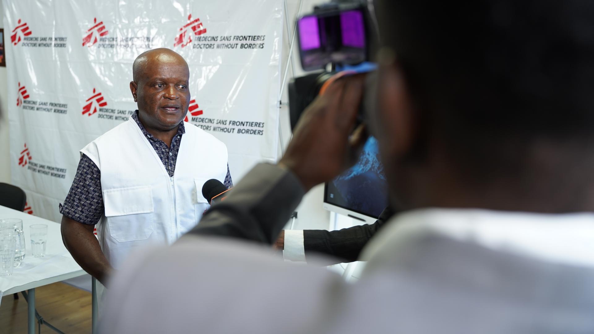 Zakaria Mwatia in a media interview