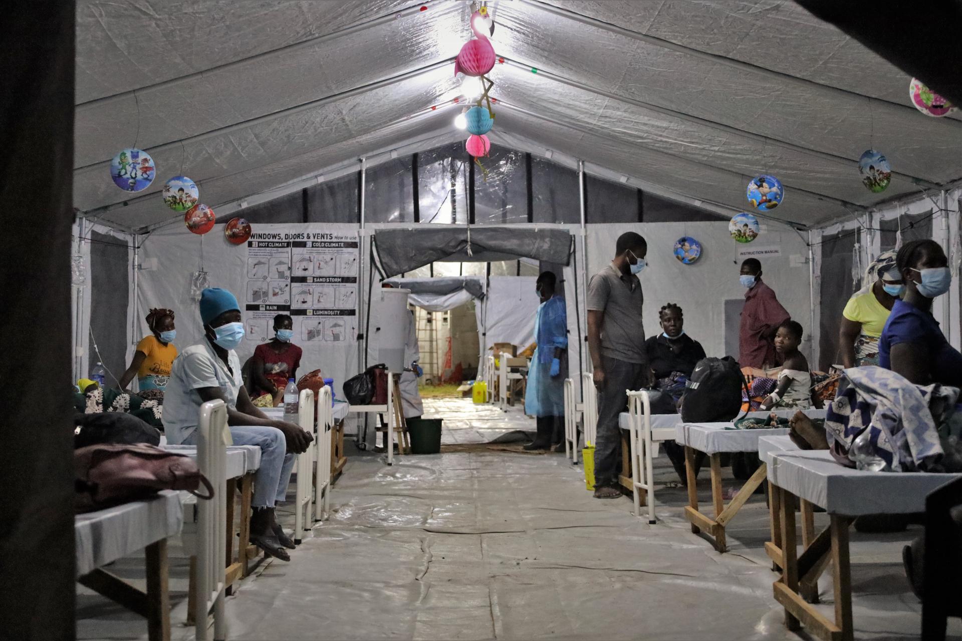 Cholera Treatment Center in Quelimane Mozambique