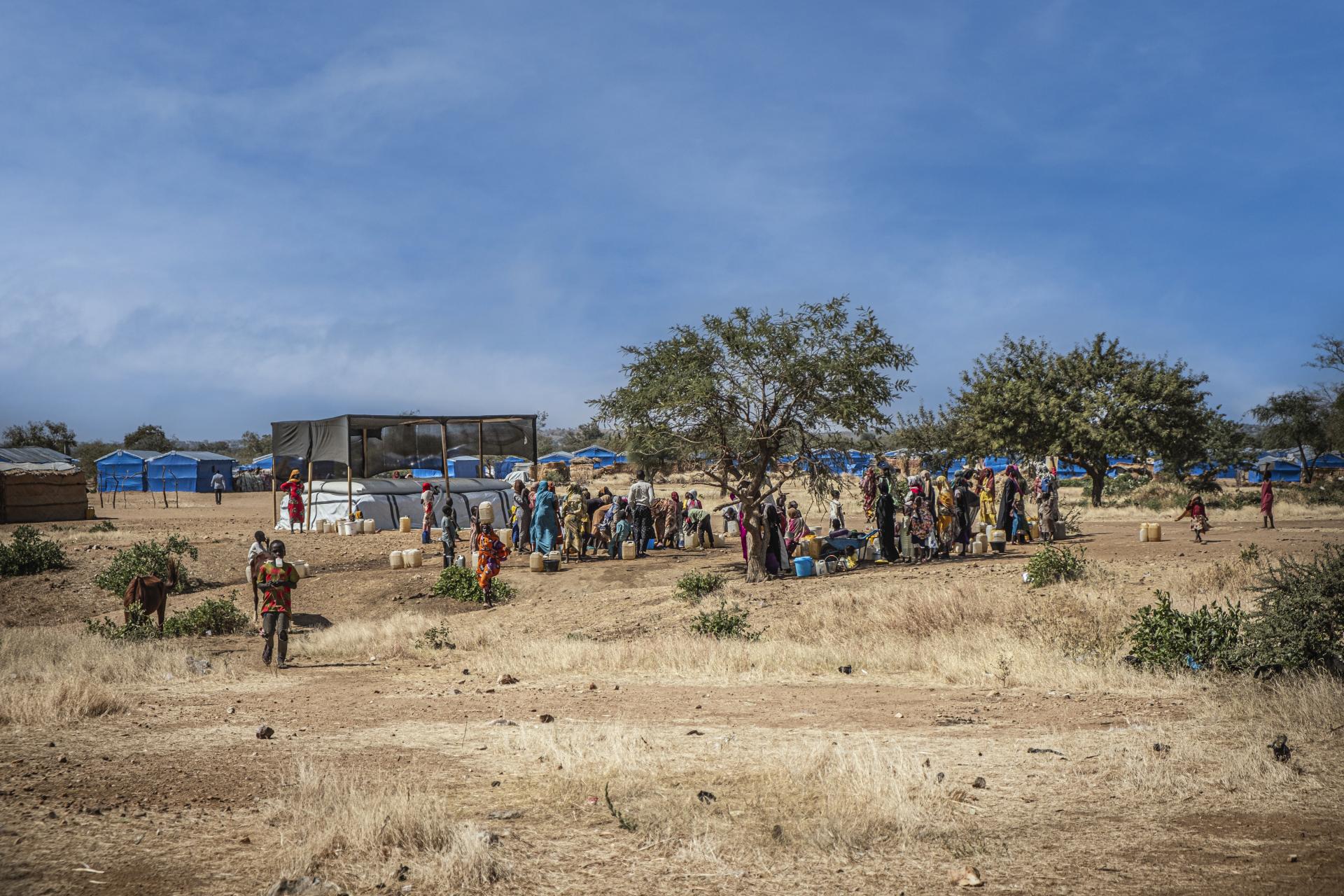  Water crisis in Metche camp for Sudanese refugees and returnees in Chad