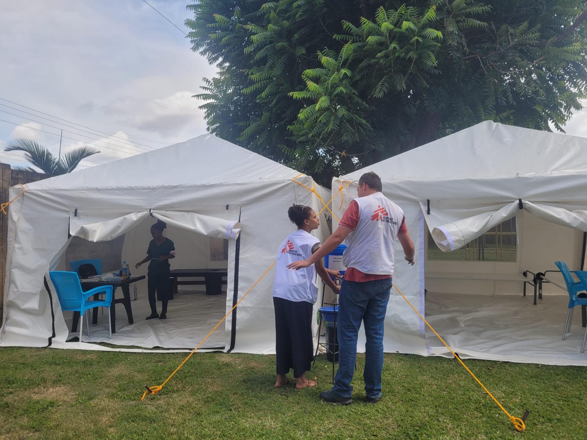  MSF participates in the fight against a cholera epidemic in the context of a regional outbreak