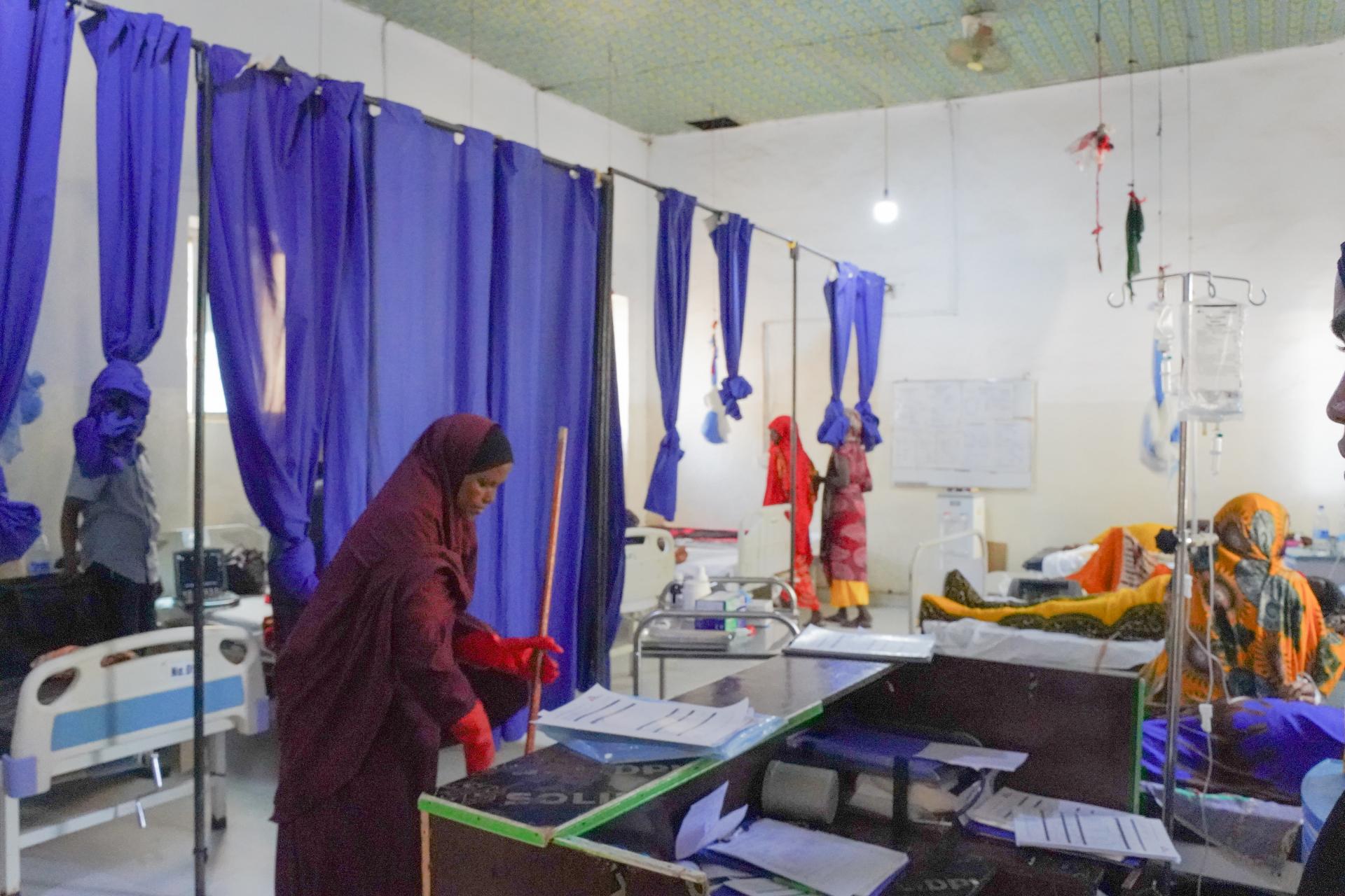  Maternity in-patient ward of Bay Regional Hospital in Baidoa