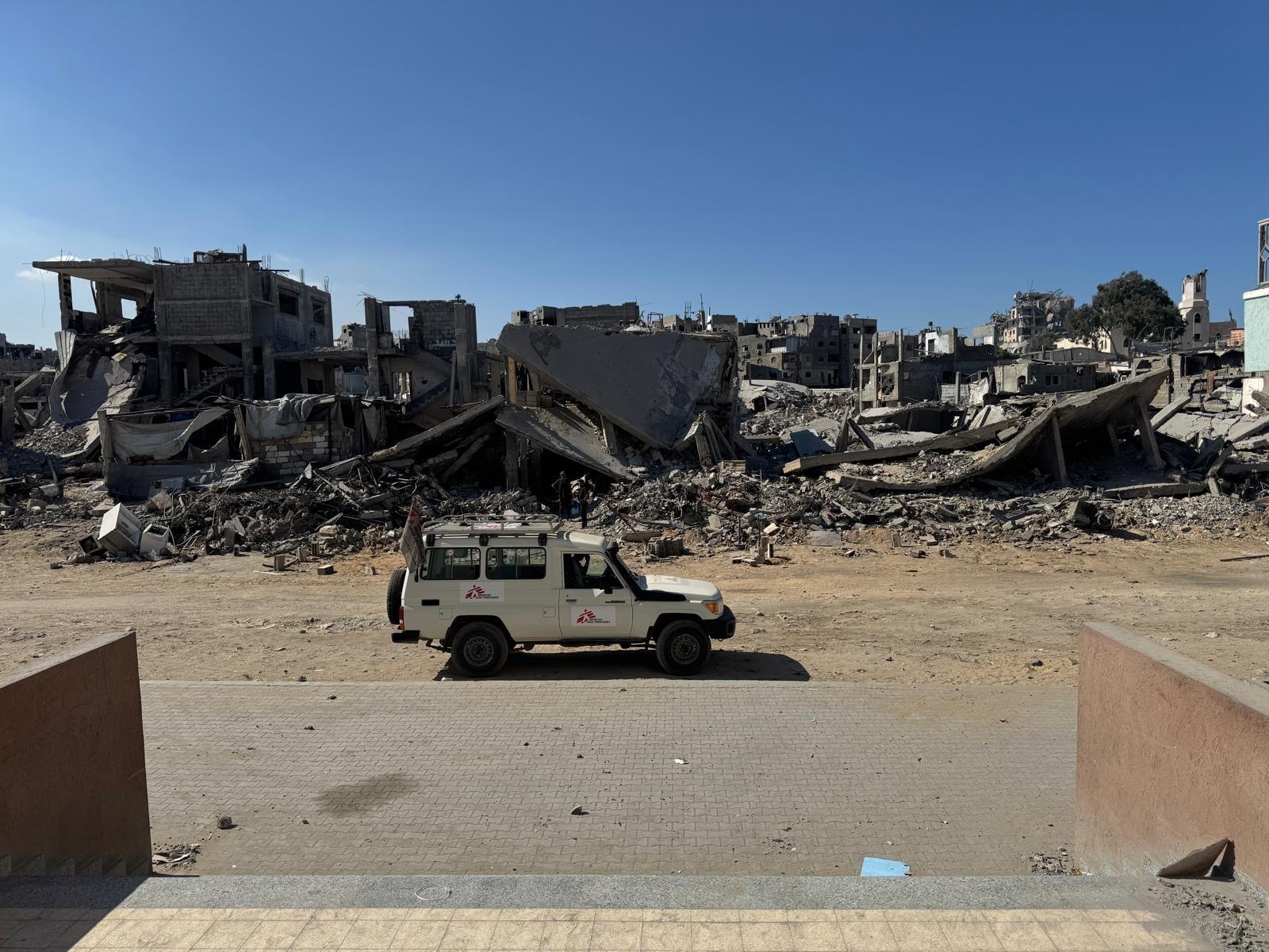 MSF resumed its activities in Gaza City