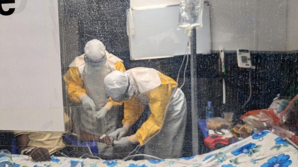 Ebola treatment center in Butembo