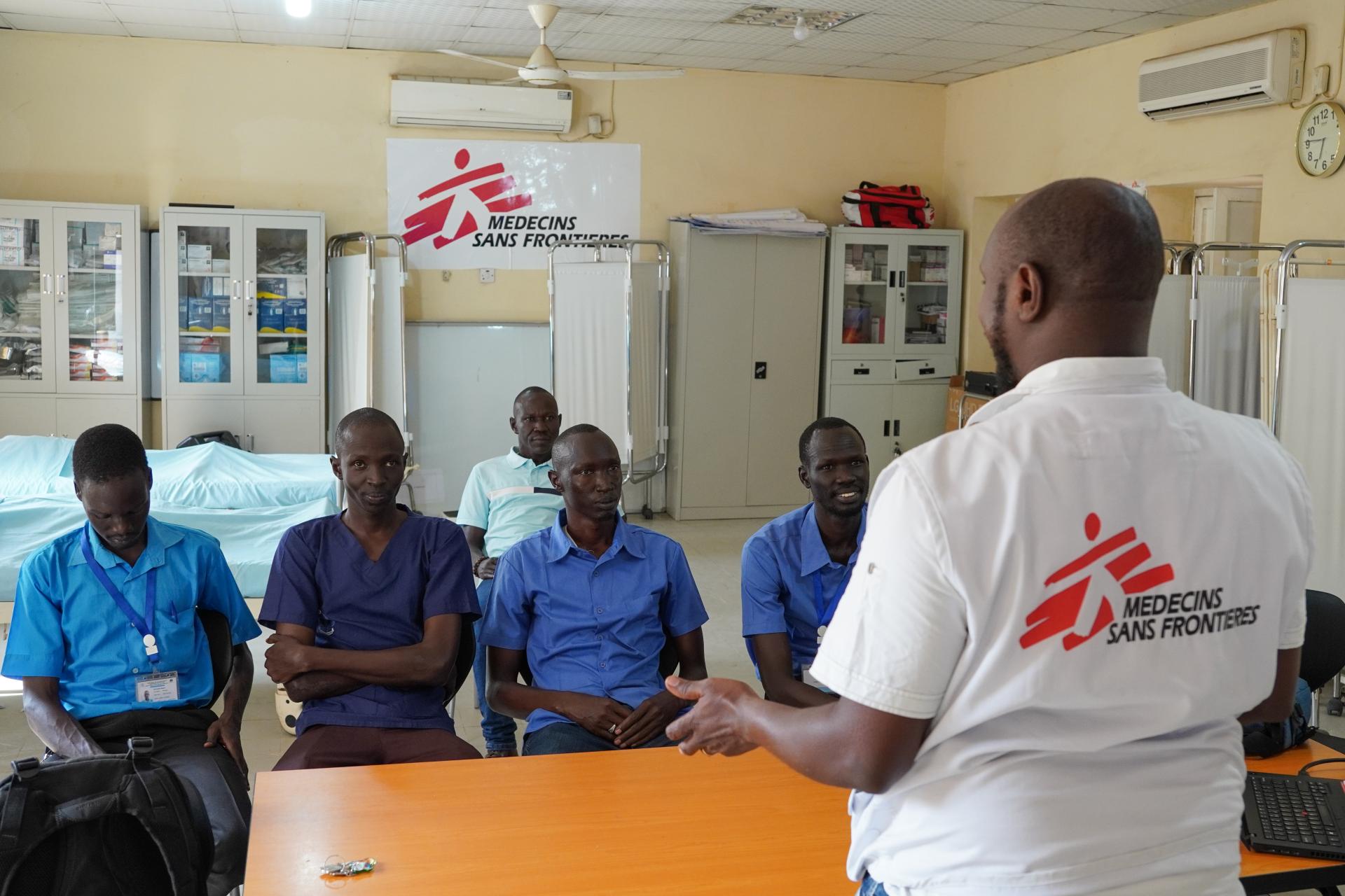 MSF Academy-supported scholarship students at Juba College of Nursing and Midwifery
