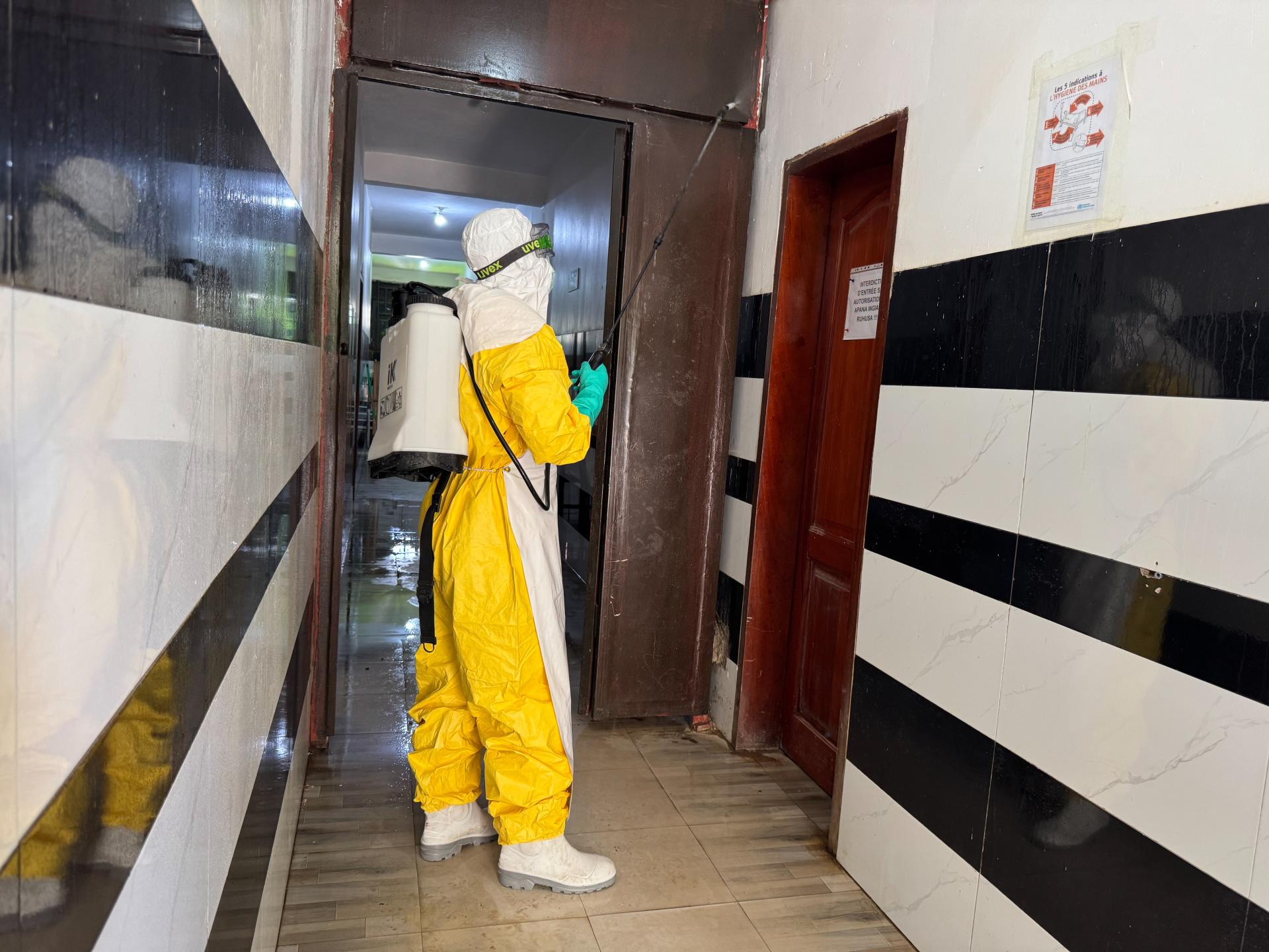 Infection prevention and control activities at Salama Clinic