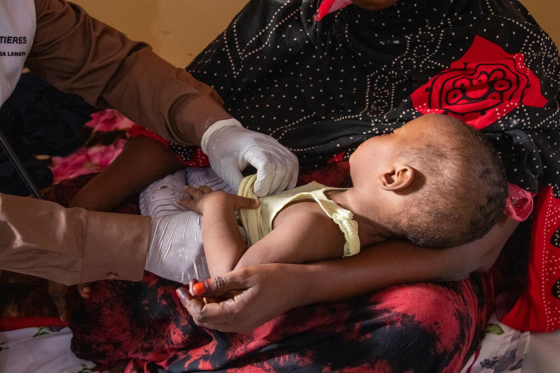 Deeqo Abdi Hassan comes from October Village, on the edge of Burao, the same village as Ubah Farhan. The two women did not arrive together, but they arrived with the same story. Deeqo brought a child from a household of five. 
