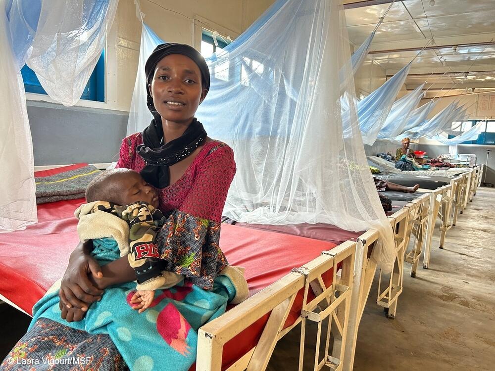 View of the 58-beds Inpatient Therapeutic Feeding Centre (ITFC) of the general referral hospital of Mweso, North-Kivu, supported by MSF teams since 2005 in partnership with the Ministry of Health.