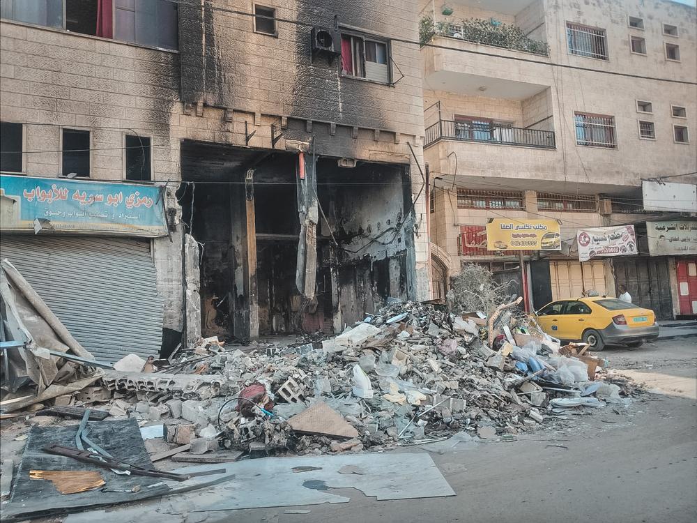 Gazans displaced in West Bank long to return home