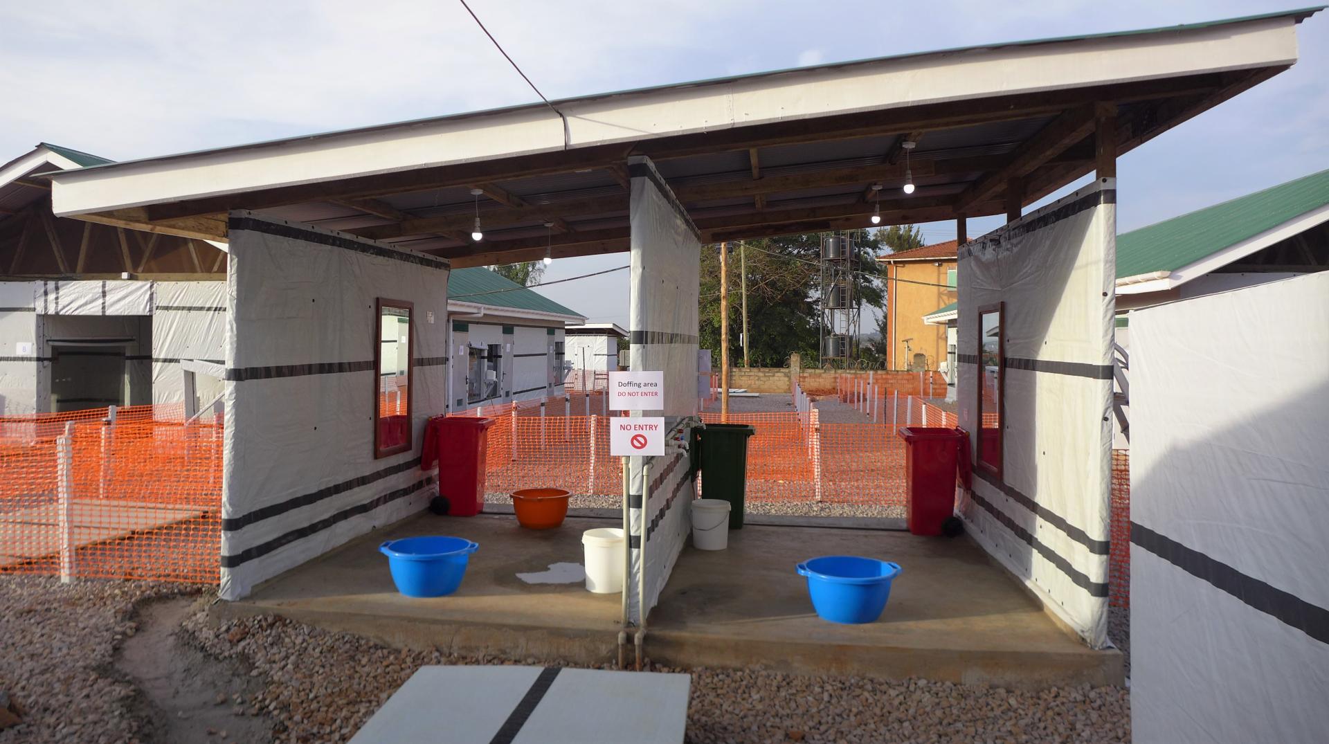 The 32-bed Ebola treatment centre near the Mulago National Referral Hospital in Kampala, Uganda