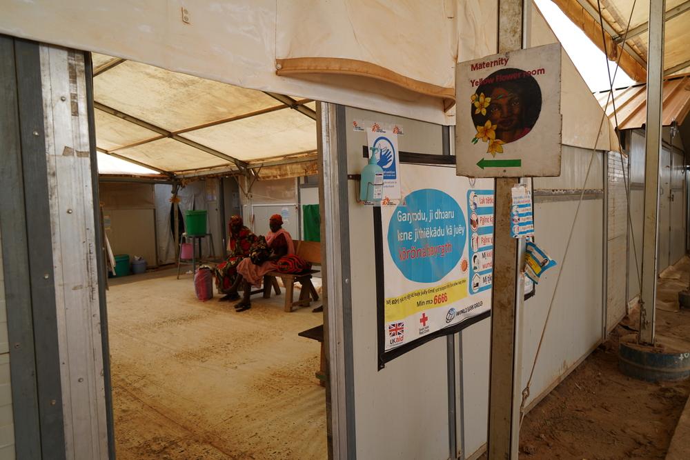 Women wait in the maternity ward of the MSF hospital in Bentiu