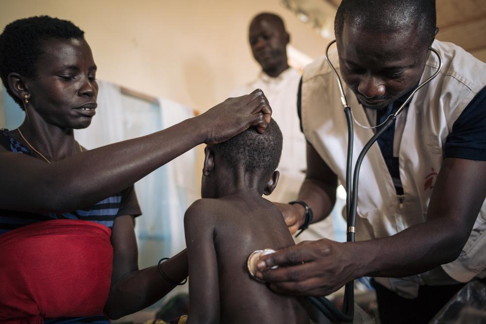 Measles Unit in Biringi Hospital, Ituri Province