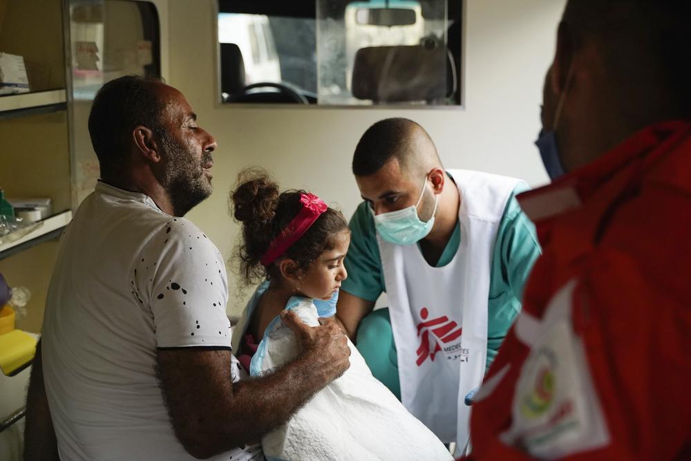 Wound and burn care medical point © Mohamad Cheblak/MSF