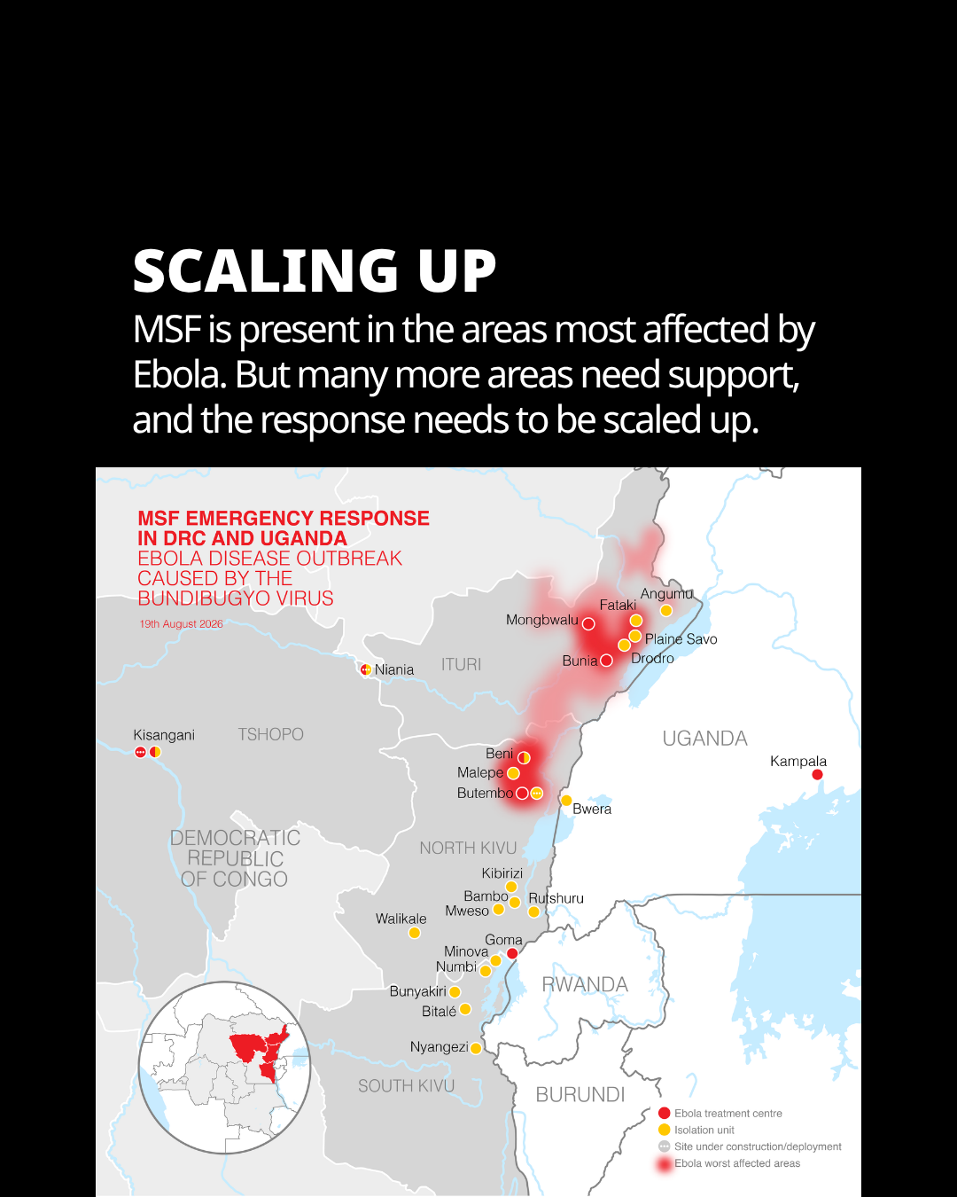 100 days of Ebola disease outbreak