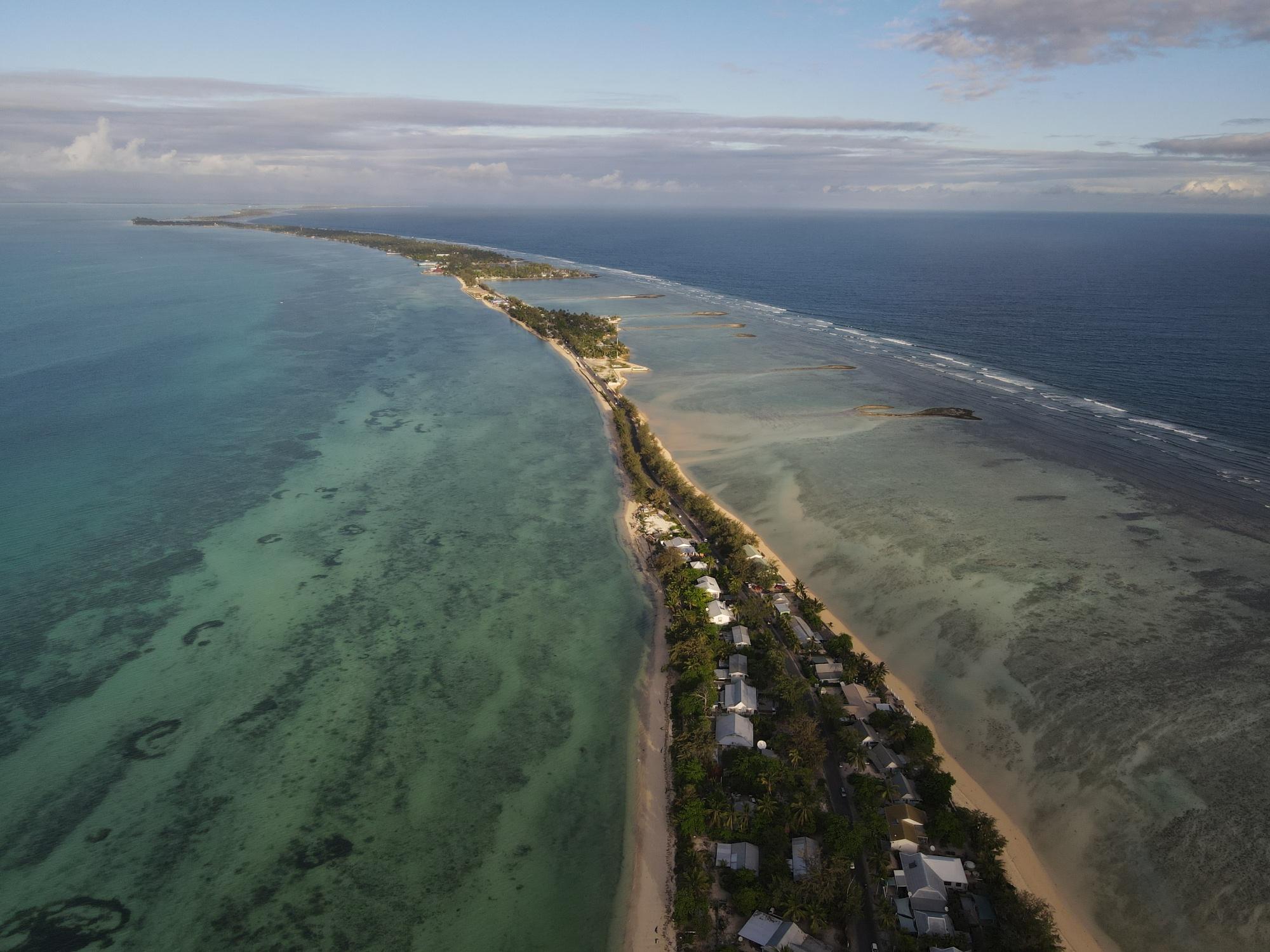 Drone footage south Tarawa