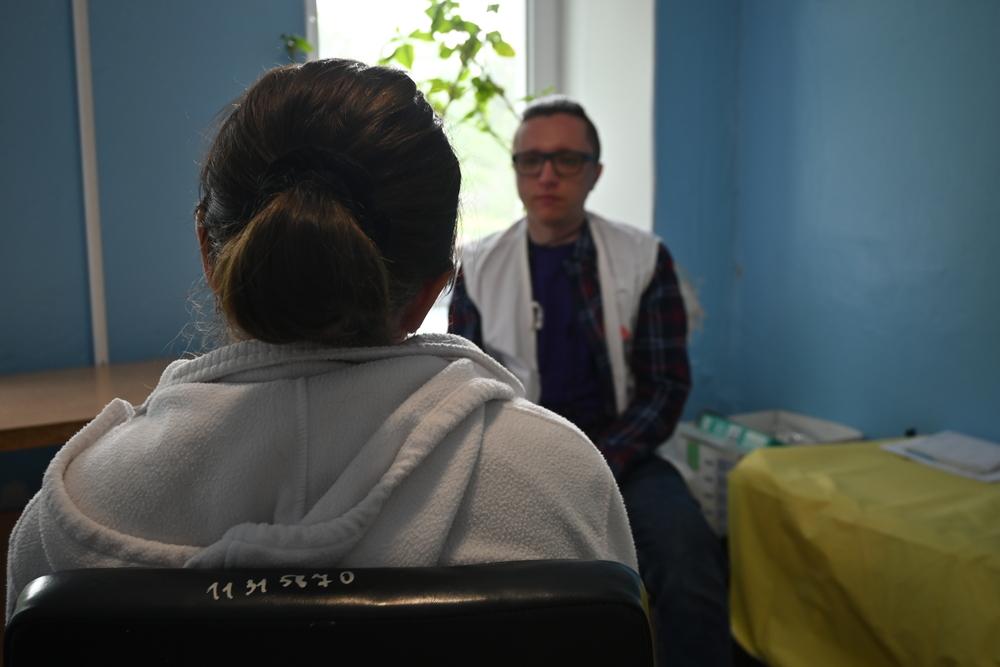 MSF psychologists provide group and individual psychological sessions to people in areas  previously occupied, Ukraine.