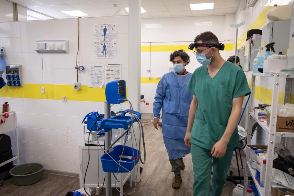 Ukraine - emergency department at Kostiantynivka hospital