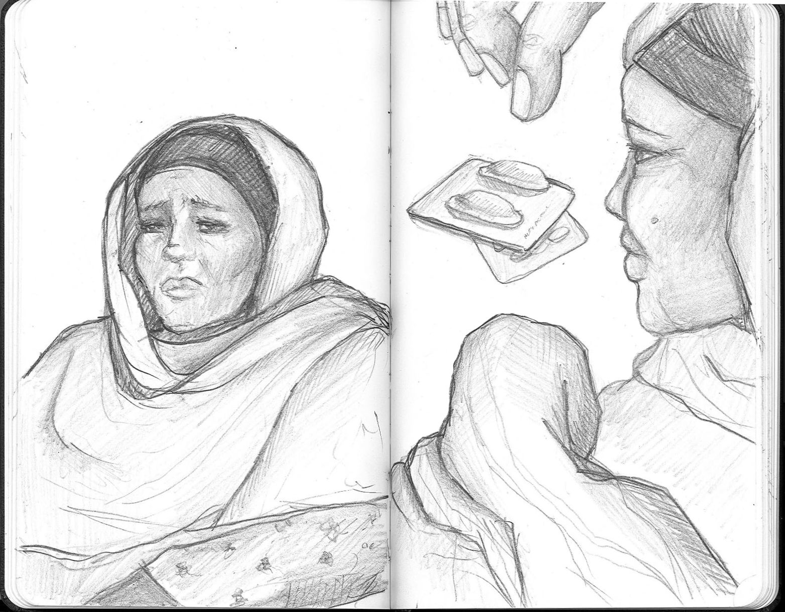 Asma, 64 years old from Khartoum, Sudan. She left Sudan on 19 May 2023, a month after the war broke down in her country, to find refuge with two of her children (aged 19 and 23 then) in Daraw, a village that lays 40 kilometres north of Aswan city, in the south of Egypt.