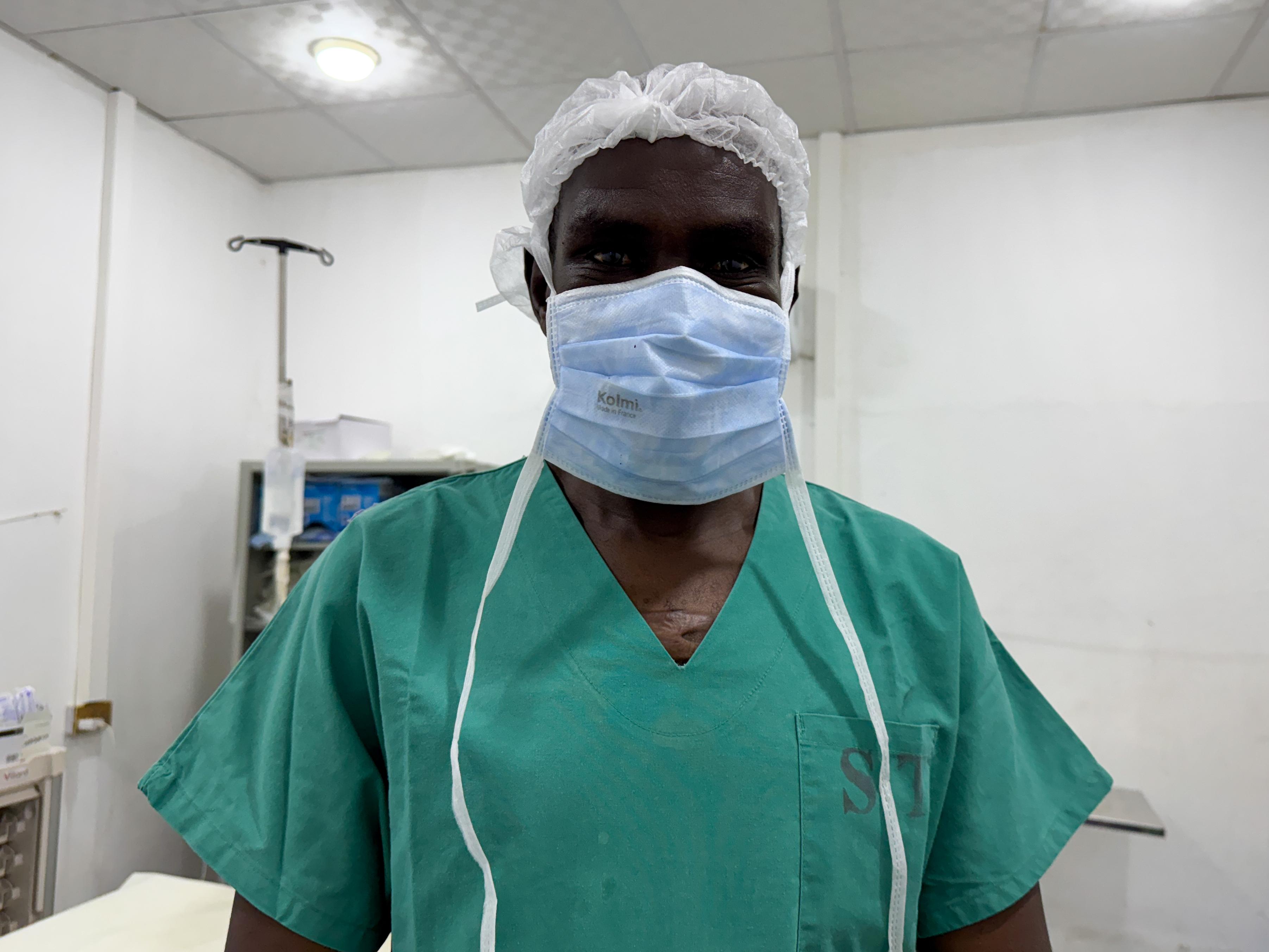 Altayeb, surgeon in Tawila