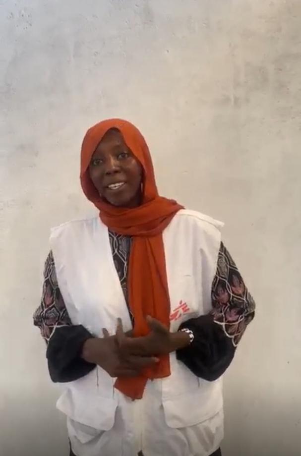 Zoubeida, midwife in North Darfur