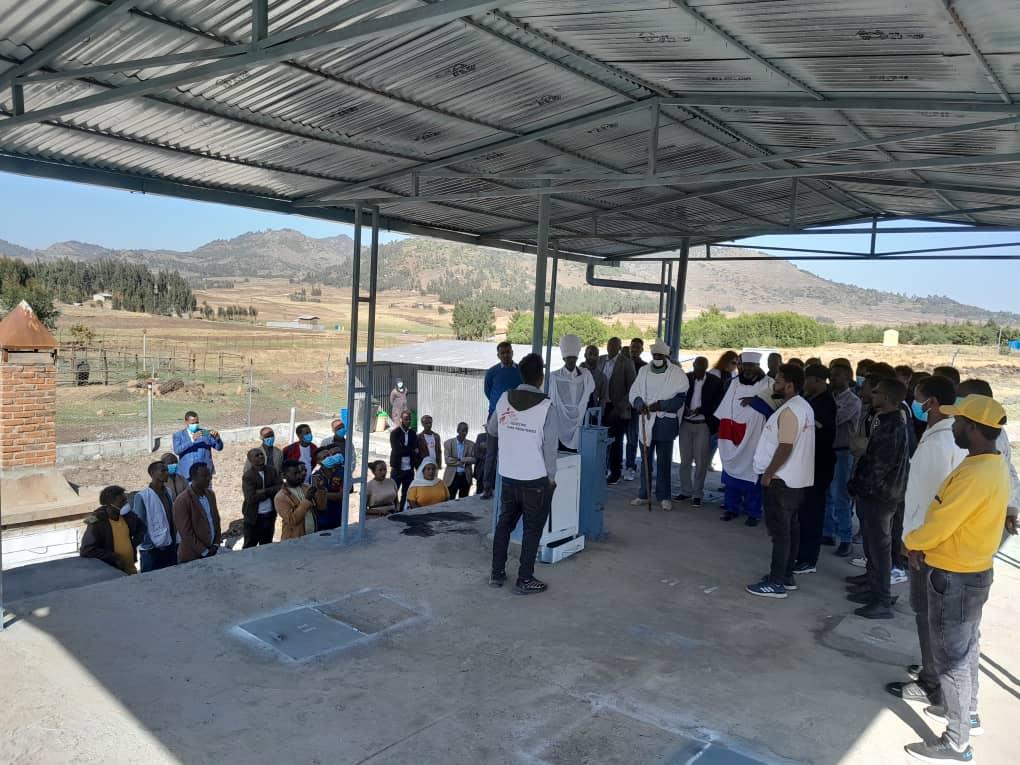 Ceremony for the inauguration of the operating theatre on January 11, at Korem General Hospital with the participation of MSF, high authorities from the region, religious representatives, MoH Hospital Director and other community members.