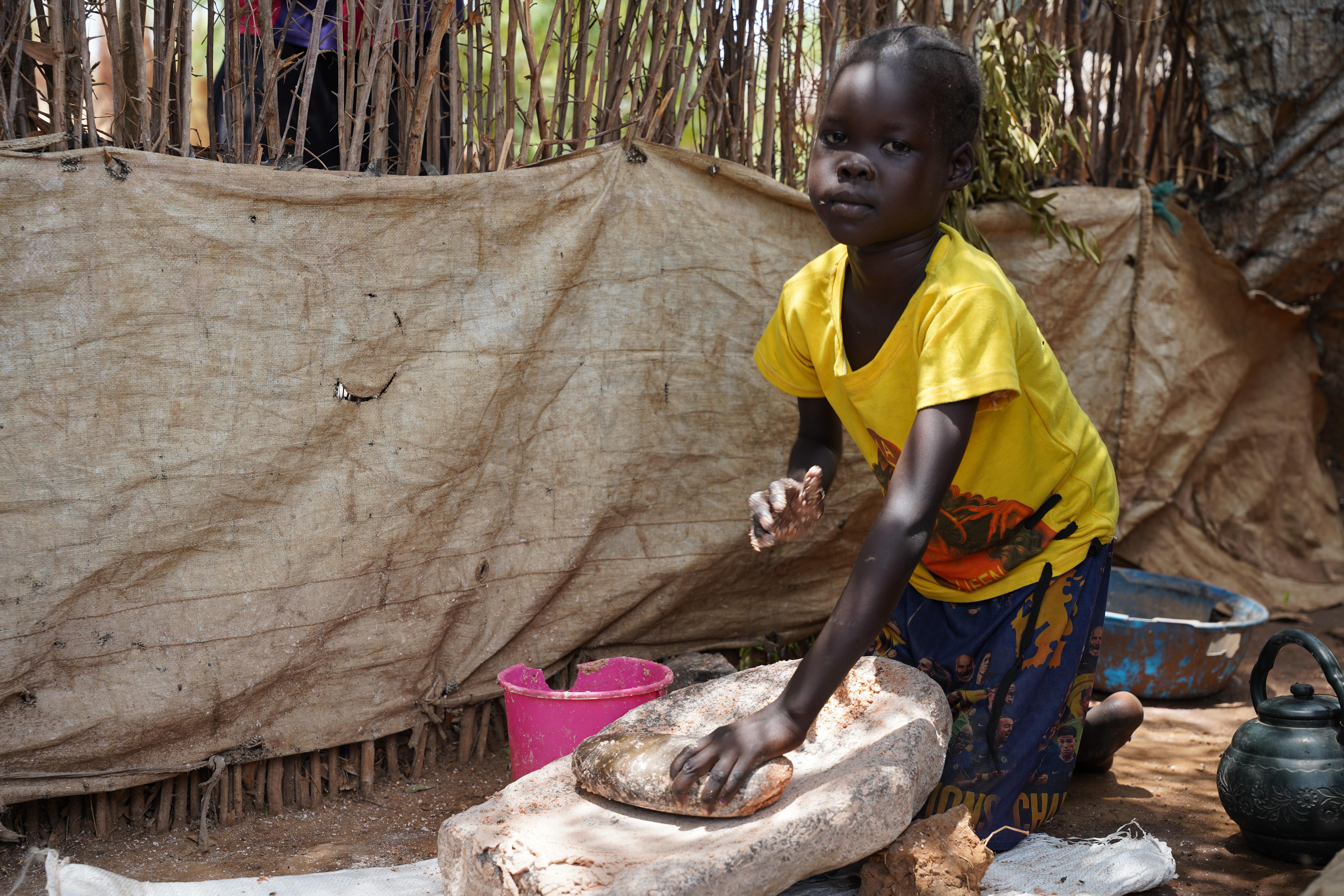 Nyabhan Gatluak, 7-year-old girl born in an MSF facility at Kule Refugee Camp. Gambella Region of Ethiopia. 2026